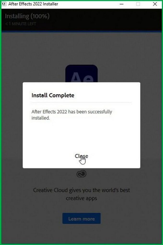 adobe after effects 2022 moi nguoi nhan close