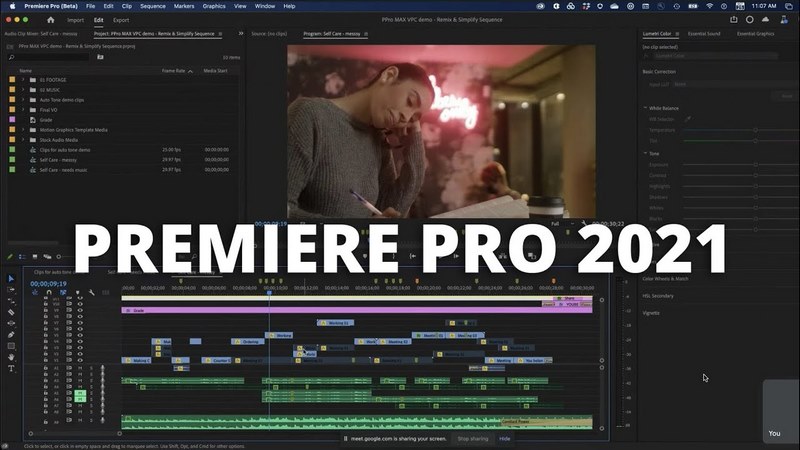 premiere pro 2021 dap ung dung luong o cung