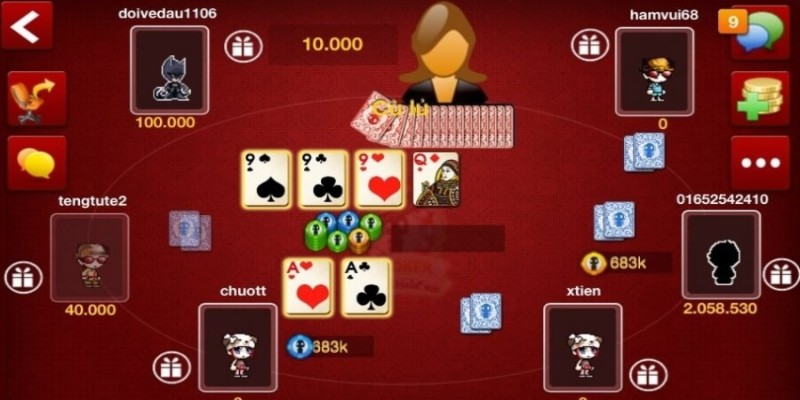 Kho game bài tại Benvip đa dạng