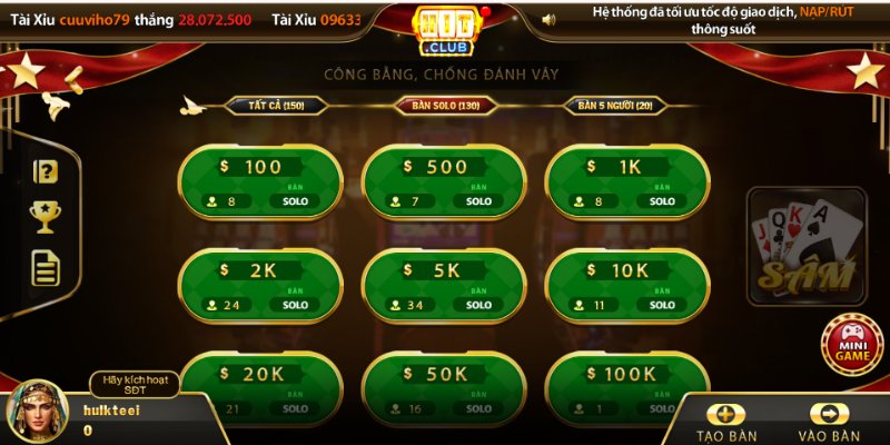 Các bước tham gia game bài Hitclub nhanh chóng